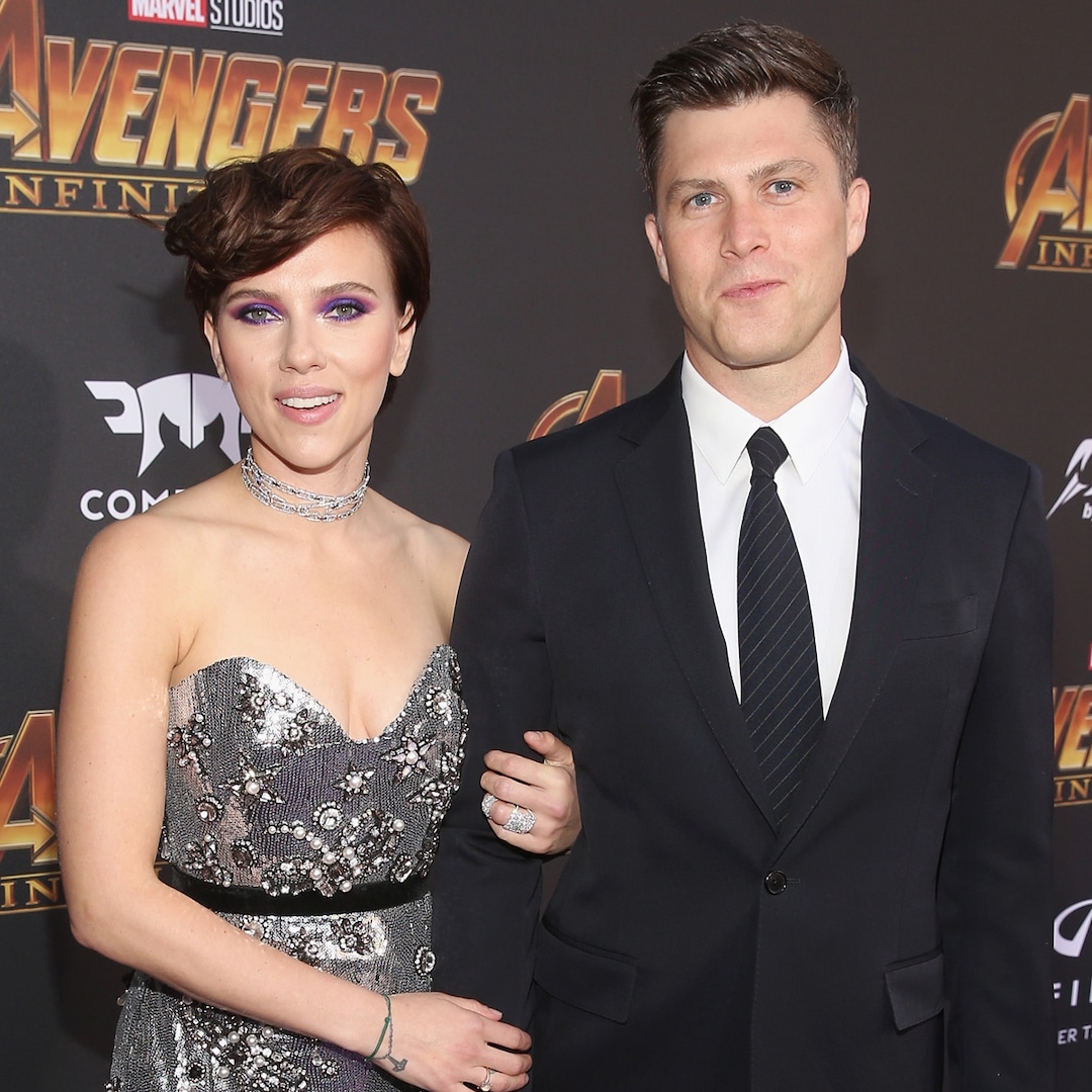 See Scarlett Johansson and Colin Jost Put Their Chemistry on Display
